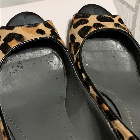 Calvin Klein peep toe wedge heels - Picture 4 of 5